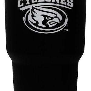 Iowa State Cyclones 24 oz Laser Engraved Stainless Steel Insulated Tumbler Officially Licensed