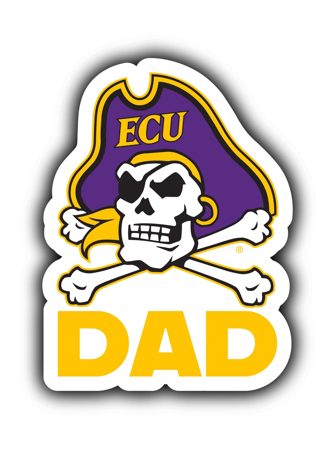 East Carolina Pirates ECU Vinyl Sticker Decal - Waterproof Laptop, Car, Bottle Decal (57) - View #8