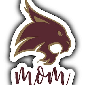 Texas State Bobcats 4-Inch Proud Family Die Cut Magnet/Sticker