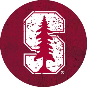 Stanford University NCAA Collegiate 4-Inch Round Sticker - Multiple Designs Available