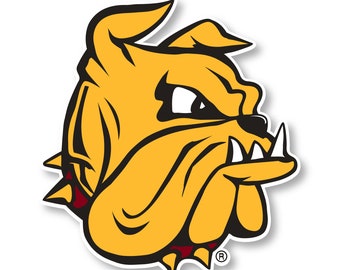 Minnesota Duluth Bulldogs Vinyl Mascot Decal Sticker Officially Licensed