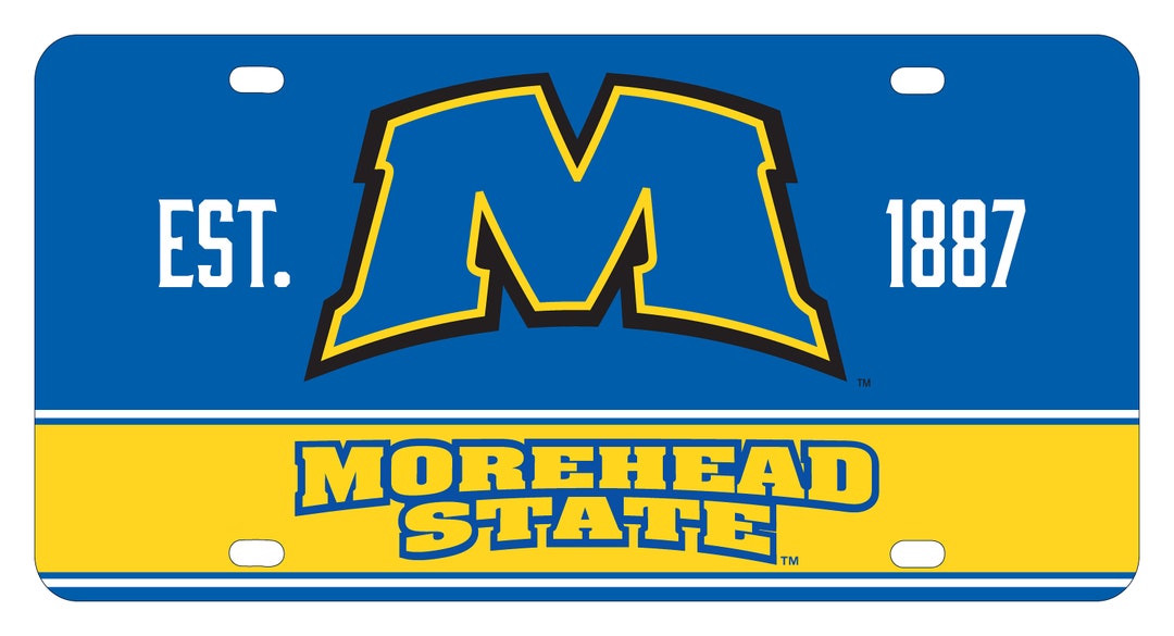 Morehead State University Mini License Plate 4.75 X 2.25 Inch Etsy