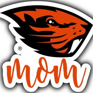 Oregon State Beavers 4-Inch Proud Family Decorative Magnet/Sticker Mom