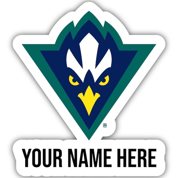 Personalized Customizable North Carolina Wilmington Seahawks Vinyl Decal Sticker Custom Name