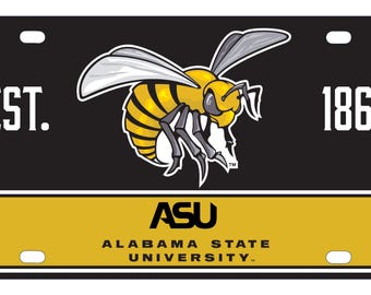 Alabama State University License Plate - Multiple Sizes Available