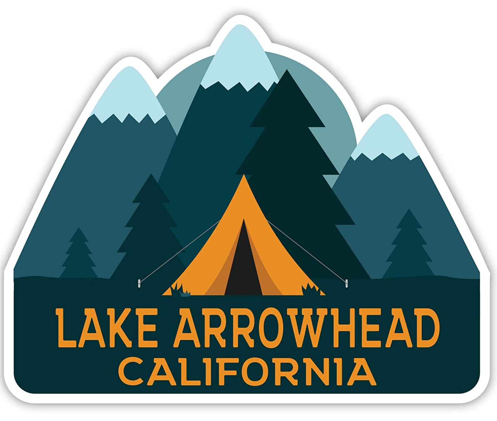 Lake Arrowhead California Souvenir Vinyl Decal Sticker Etsy