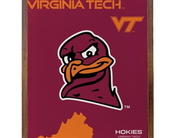 Virginia Tech Hokies Officially Licensed 8 x 10-Inches Canvas Frame