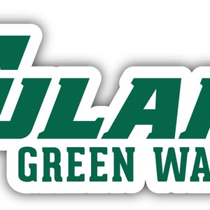 Tulane University Green Wave Officially Licensed Vinyl Sticker - Multiple Sizes Available