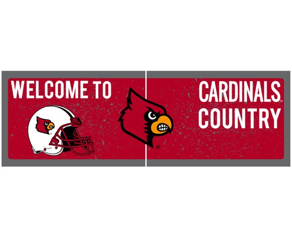 Personalized Customizable Louisville Cardinals Wood Sign with Frame Custom  Name