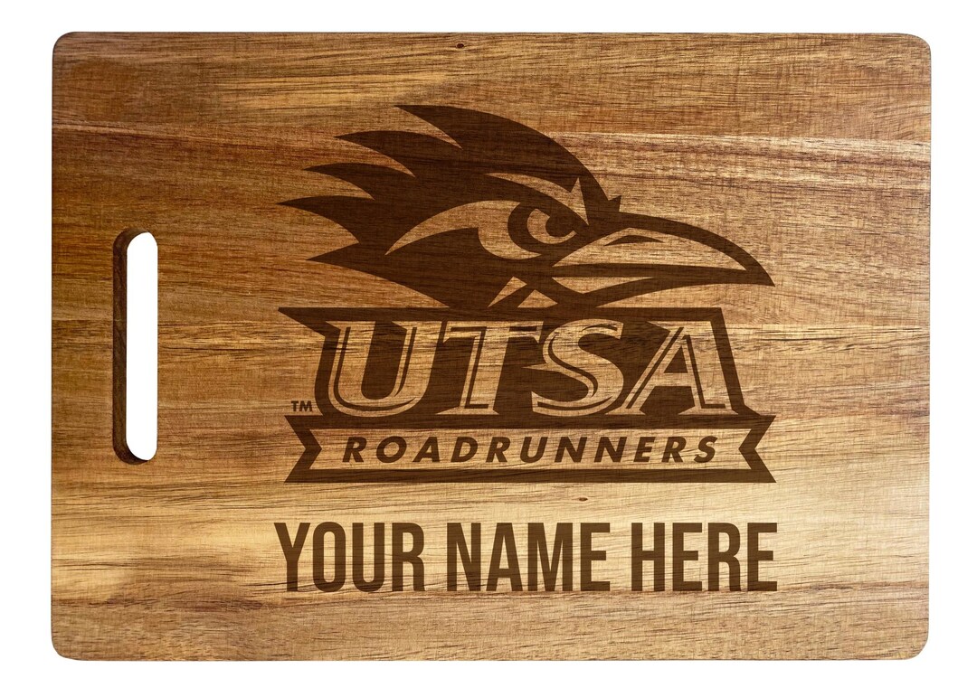 UTSA Road Runners Custom Engraved Cutting Board 10