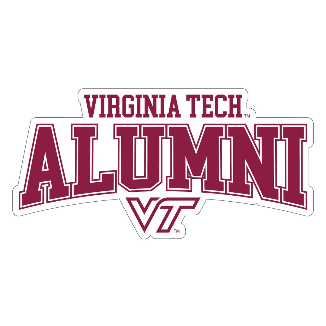 Virginia Tech Hokies Laser Cut Alumni Vinyl Sticker/magnet - Officially ...