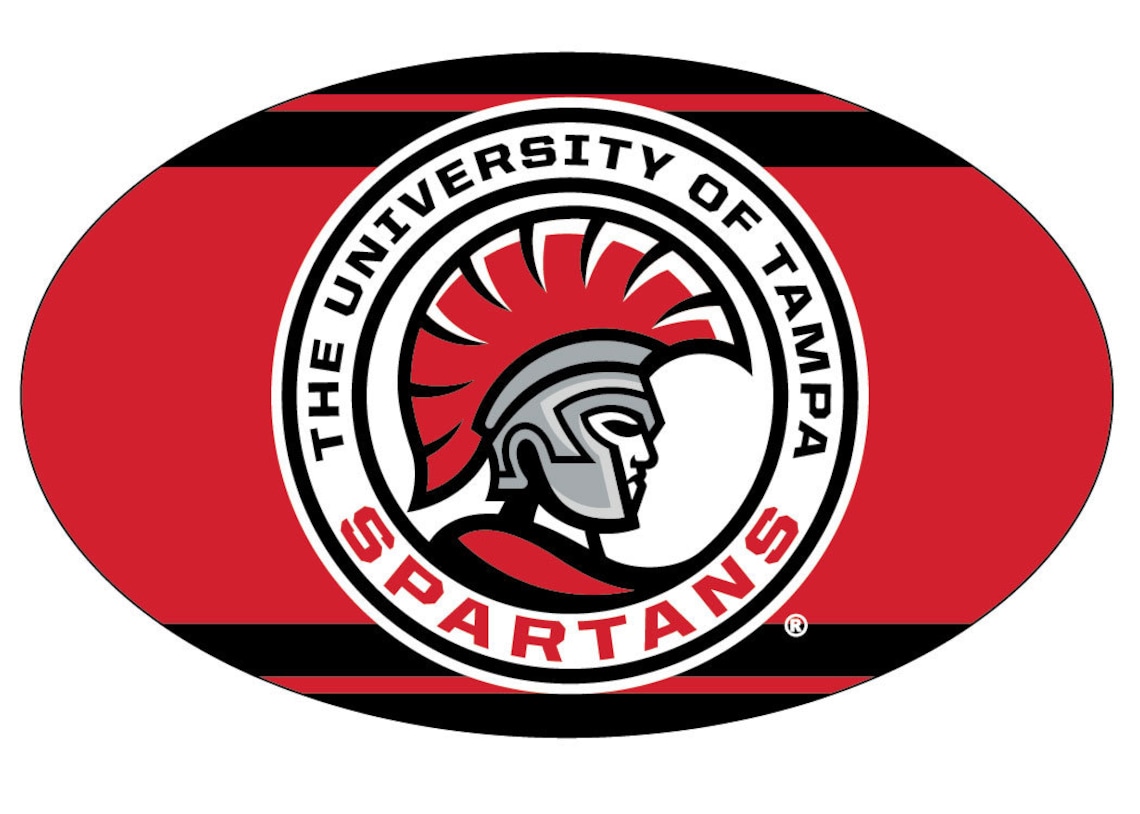 University of Tampa Spartans Oval Single Etsy