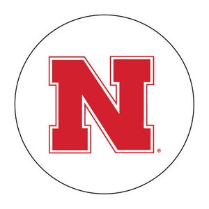 Nebraska Cornhuskers NCAA Collegiate 3-Inch Round Magnet
