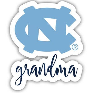 a sticker with the word grandma on it
