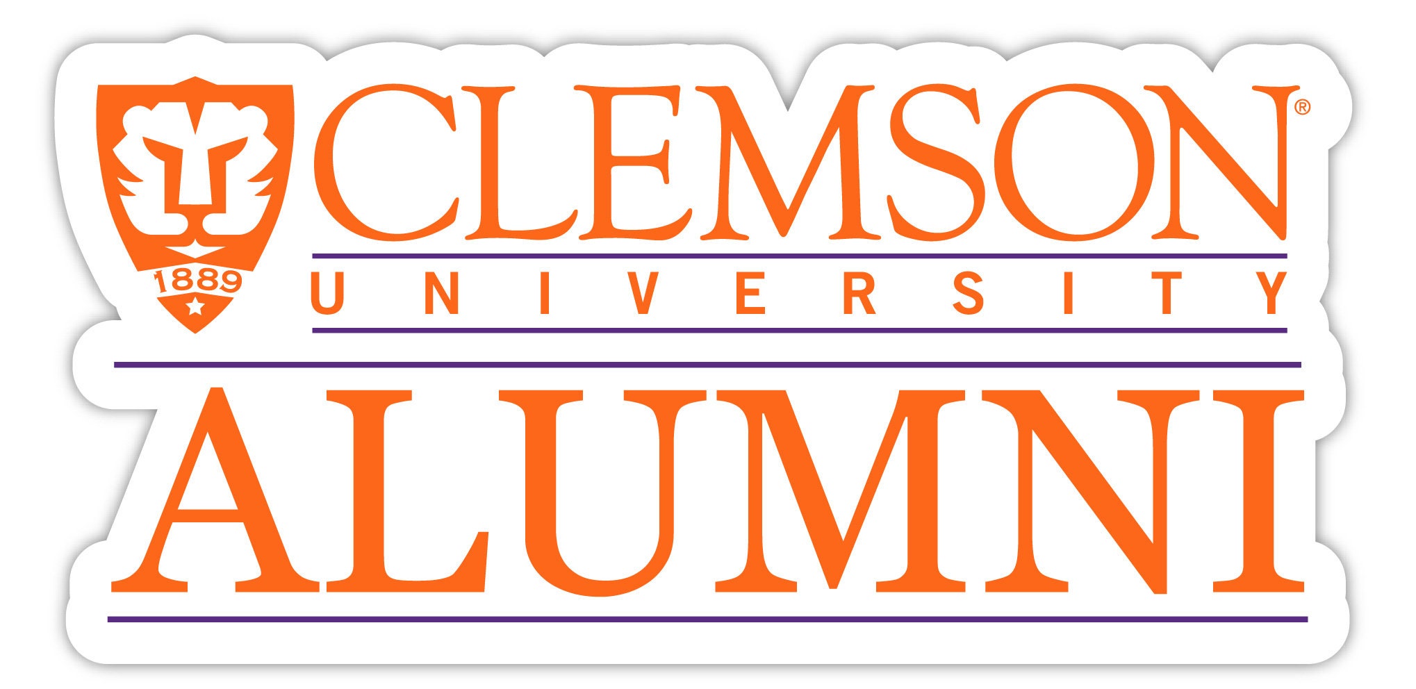 Clemson Tigers 4-inch Alumni - Sticker or Magnet Choice - Etsy