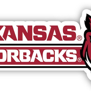 Arkansas Razorbacks 4 Inch Wide Colorful Vinyl Decal Sticker - Etsy