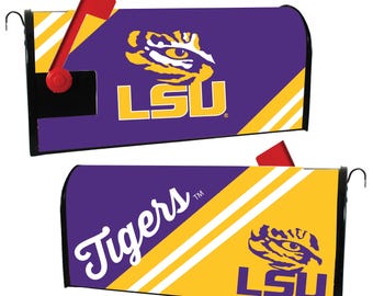 LSU Tigers Magnetic Mailbox Cover – Officially Licensed Collegiate Product