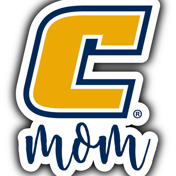 University of Tennessee at Chattanooga 4-Inch Proud Mom Die Cut Decal