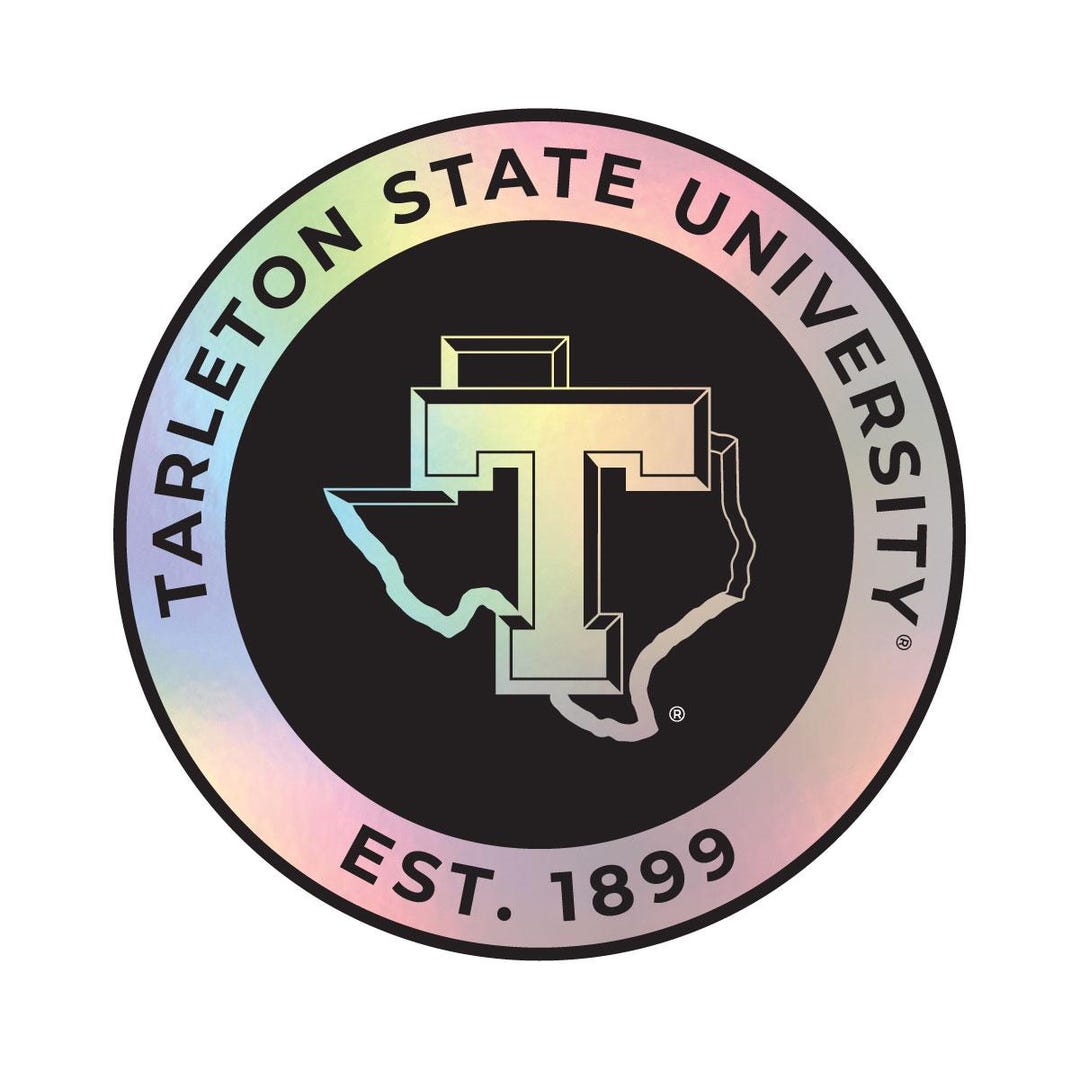 Tarleton Hand Tarleton State University Officially Licensed Black Vinyl Decal Sticker ...
