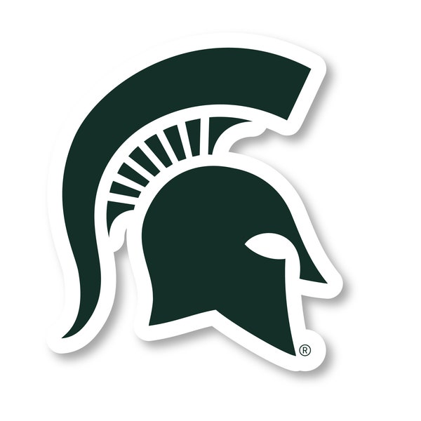 Michigan State Spartans Vinyl Mascot Decal Sticker