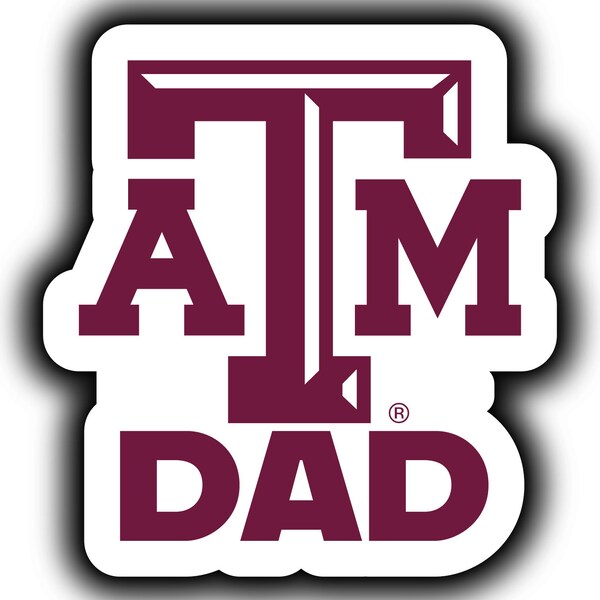 Texas A&m Dad Decal Etsy
