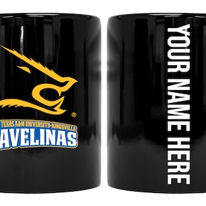 Texas A&M Kingsville Javelinas 8 oz Ceramic Mug with Customizable Name on the Back