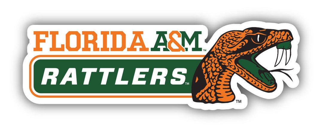 Florida A&M Rattlers 4 Inch Wide Colorful Vinyl Decal Sticker - Etsy