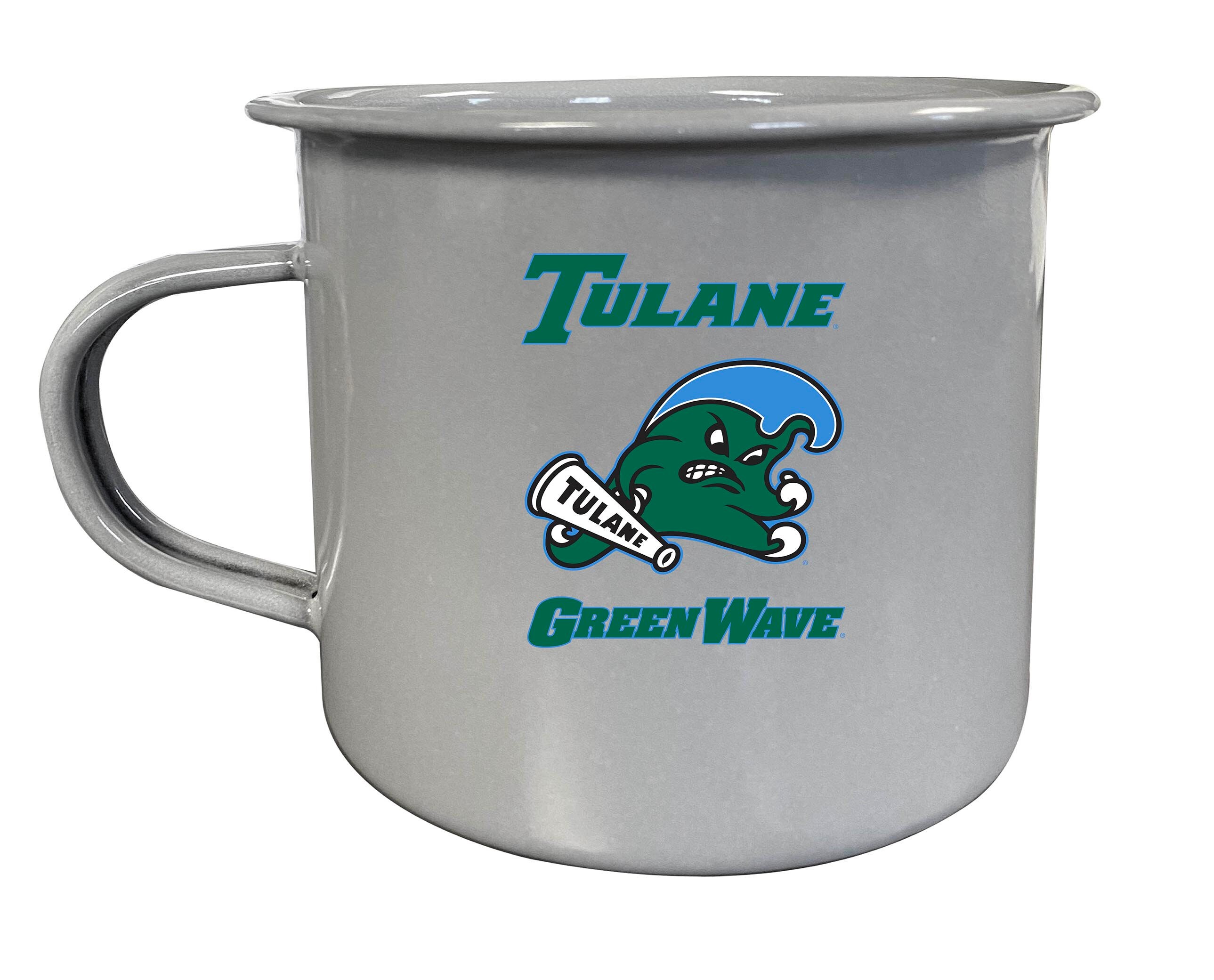 Tulane University Green Wave Tin Camper Coffee Mug