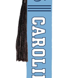 UNC Tar Heels Officially Licensed Wooden Bookmark with Tassel Full Color