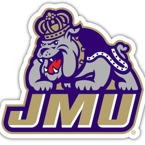 James Madison Dukes Officially Licensed Vinyl Sticker - Multiple Sizes Available