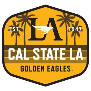 Cal State La Sticker California State University Los Angeles Scenic Background Vinyl Sticker ...