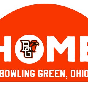 Bowling Green Falcons Wood Sign with String