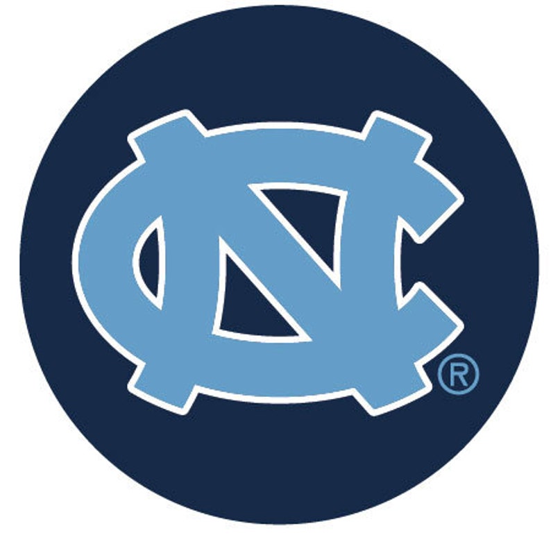 UNC Tar Heels NCAA Collegiate 3-Inch Round Magnet bild 1