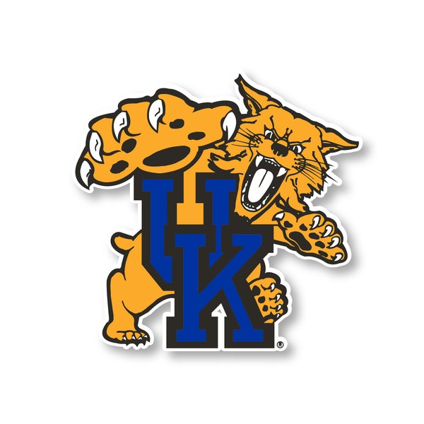 Kentucky Wildcats Vinyl Mascot Decal Sticker