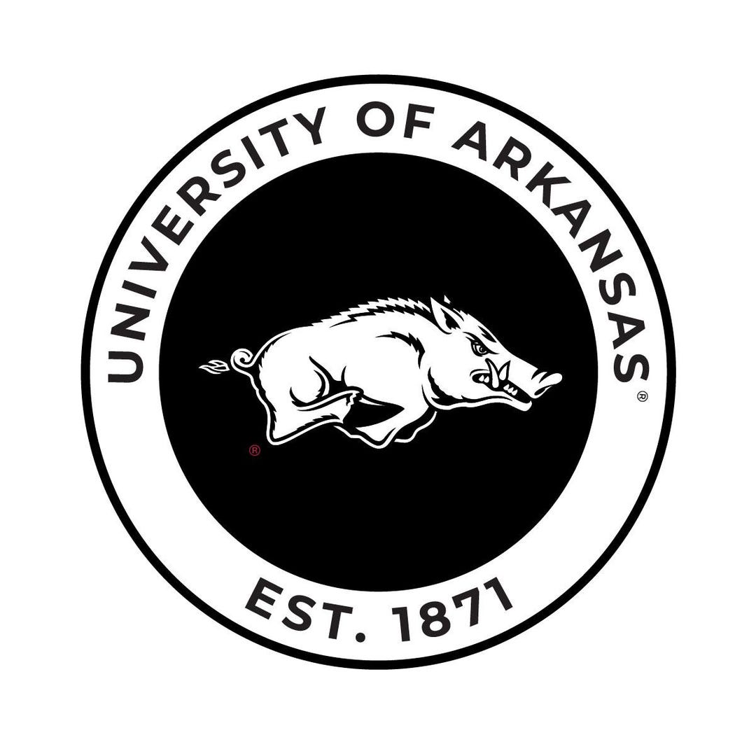 Arkansas Razorbacks Officially Licensed Black Vinyl Decal Sticker - Etsy