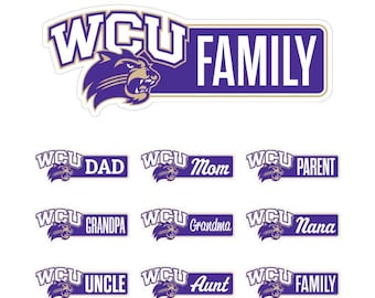 Western Carolina University Proud Family Decorative Decal – Officially Licensed