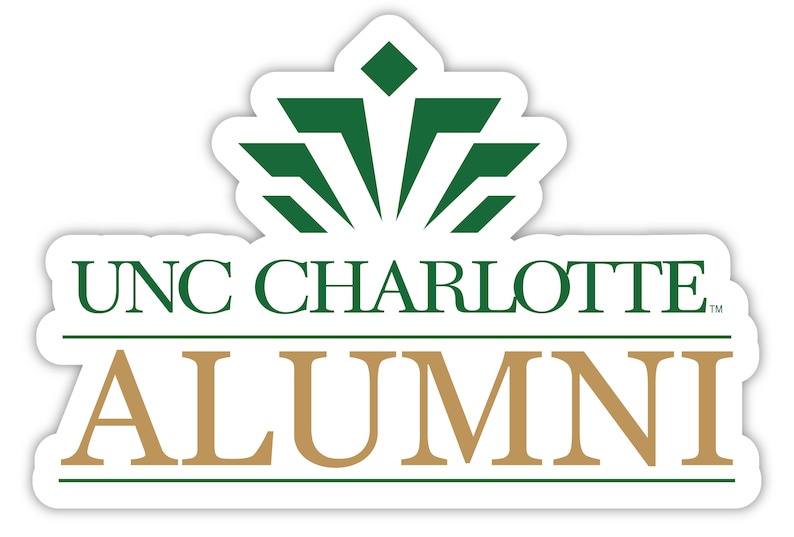 North Carolina Charlotte Forty-Niners 4-Inch Alumni - Sticker or Magnet Choice image 1