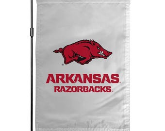 Arkansas Razorbacks Small Polyester Garden Flag – 11" x 16"