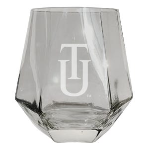Tuskegee University 10 oz Engraved Diamond Wine Glass
