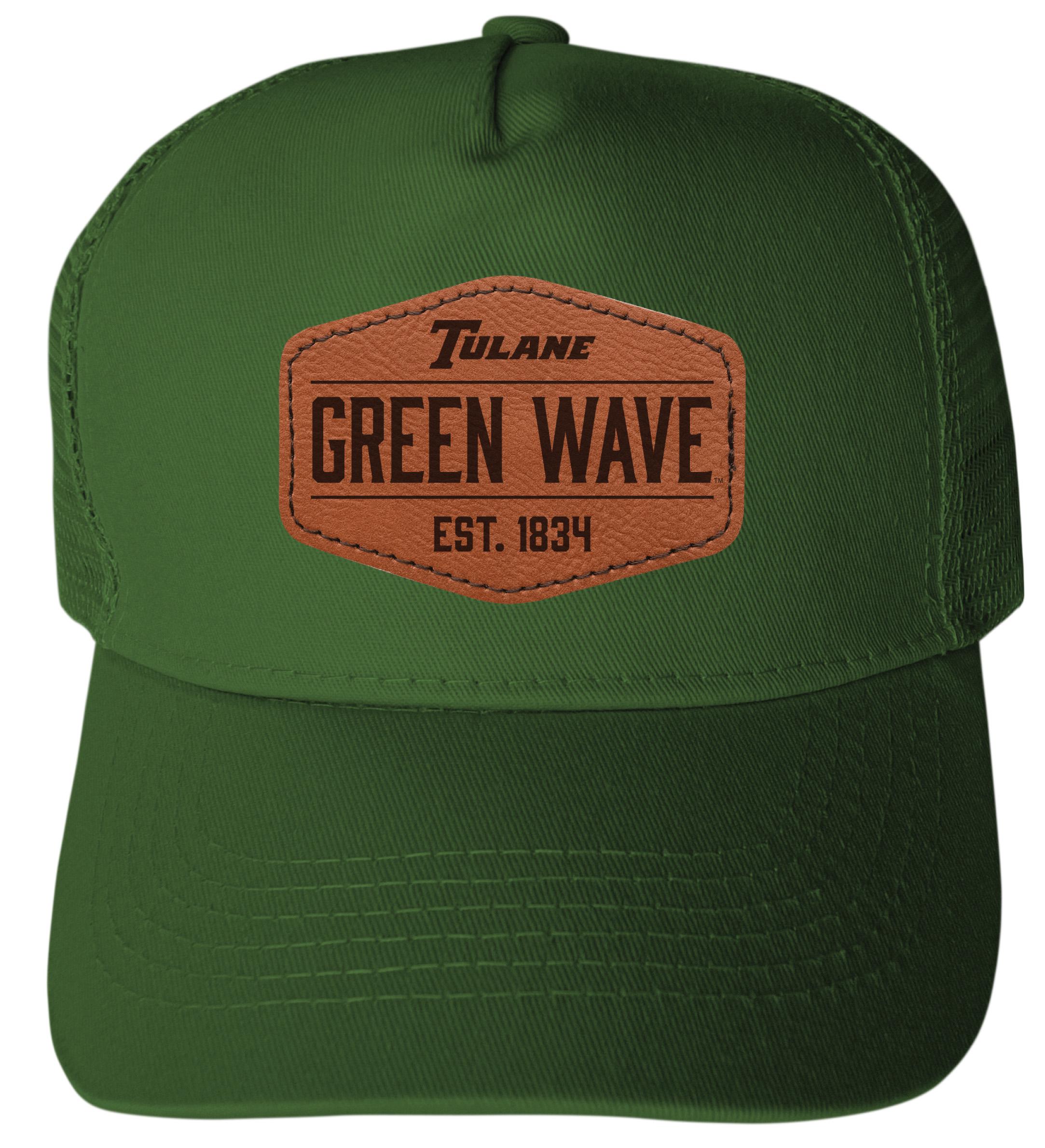 Tulane University Green Wave Trucker Hat – Unisex Mesh Cap With