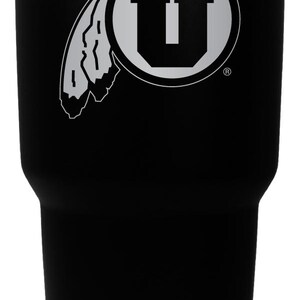 Utah Utes 24 oz Laser Engraved Stainless Steel Insulated Tumbler Officially Licensed