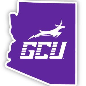 Grand Canyon University Lopes 4 Inch State Shape - Sticker / Magnet Choice