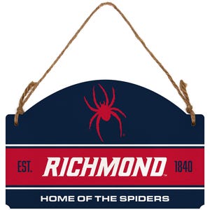 Richmond Spiders Flat Wood Sign with Hanging String - Officially Licensed Collegiate Product image 1