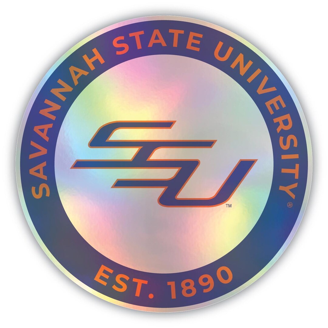 Sav Sticker Savannah State University Holographic Vinyl Decal Sticker Officially ...