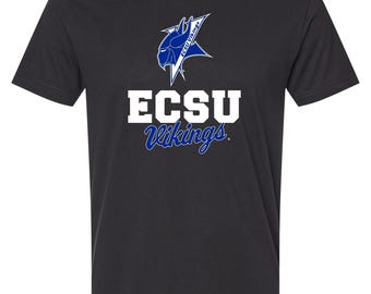 Elizabeth City State University Unisex Cotton T-Shirt – Large Front Script Design