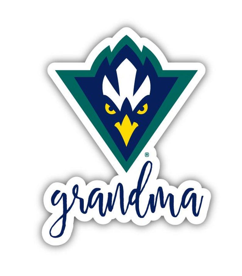 a sticker with the word grandma and an eagle