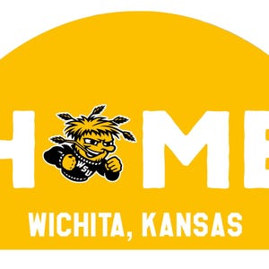 Wichita State Shockers Wood Sign with String