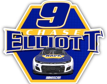 Chase Elliott #9 NASCAR Sticker - Officially Licensed Decal