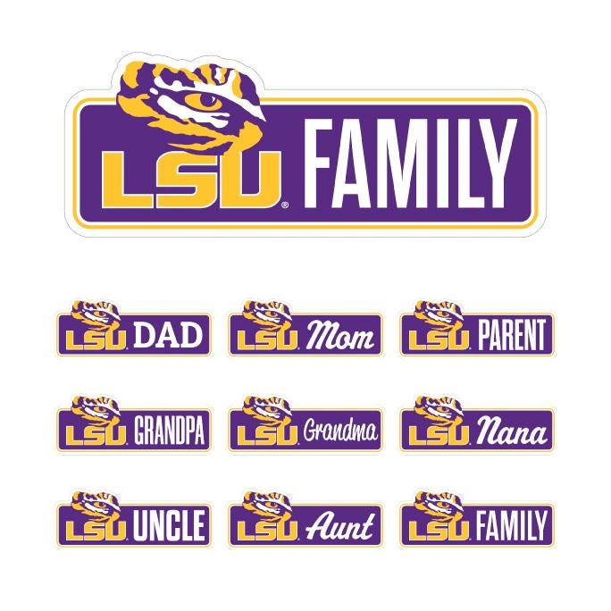 Lsu Address Labels LSU Sticker Vinyl LSU Tigers Full Color Vinyl Decal – Custom Size ...