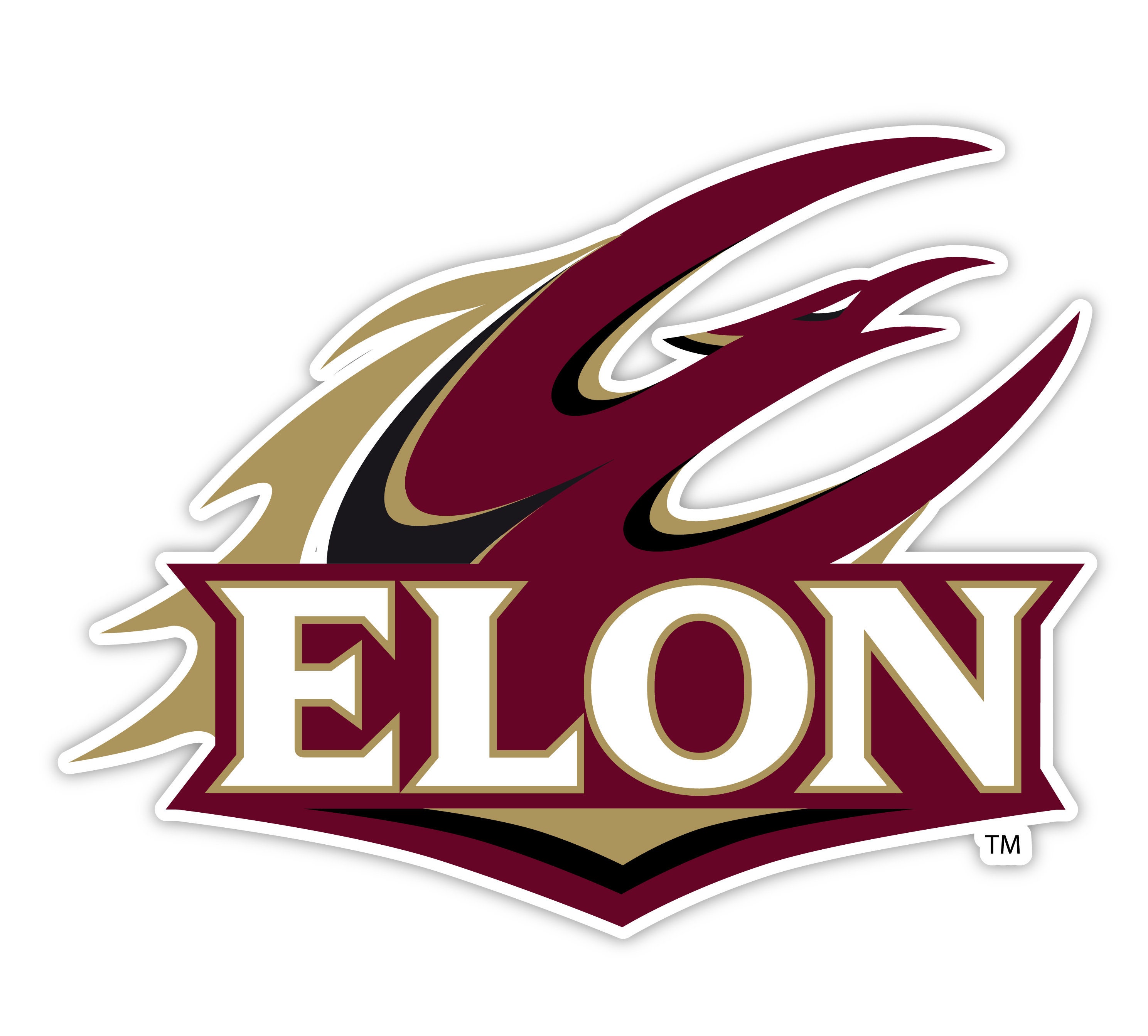 Elon University Vinyl Mascot Decal Sticker Etsy UK